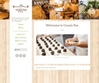 Creampanbakery.com(Cream Pan) Screenshot