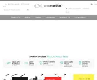 Creamuebles.com.mx(Crea Muebles Armables) Screenshot