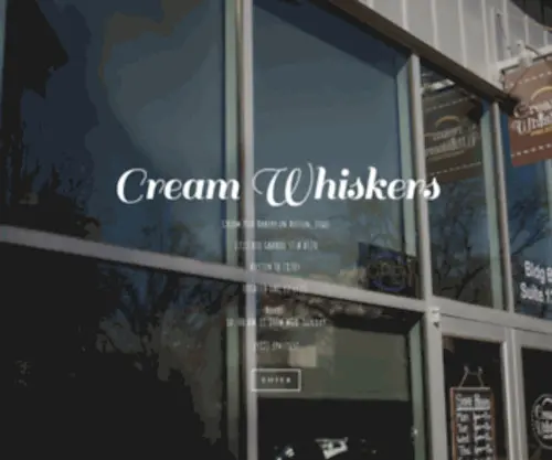Creamwhiskers.com(Cream Whiskers cream puff bakery) Screenshot