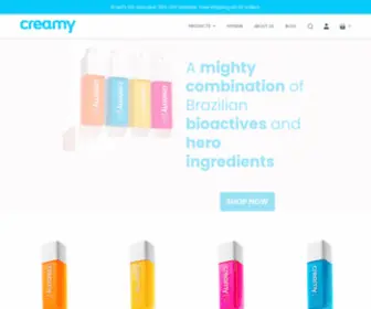 Creamyskincare.com(Creamy Skincare) Screenshot