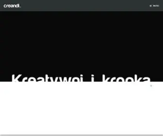 Creandi.pl(Agencja Marketingowa i Reklamowa Pozna) Screenshot