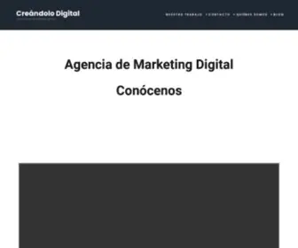 Creandolodigital.com(Creándolo Digital) Screenshot