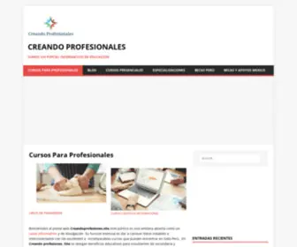 Creandoprofesionales.site(Creando Profesionales) Screenshot