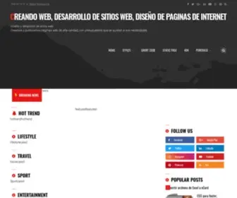 Creandoweb.net(Creando) Screenshot