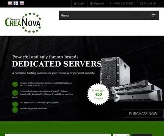 Creanova.org(Hosting solutions) Screenshot