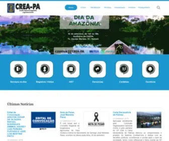 Creapa.org.br(Site do CREA) Screenshot