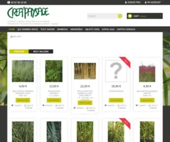 Creapaysage.com(Pépiniériste) Screenshot