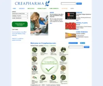 Creapharma.com(Site about health) Screenshot