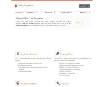 Crear-Empresas.com(Crear Empresas) Screenshot