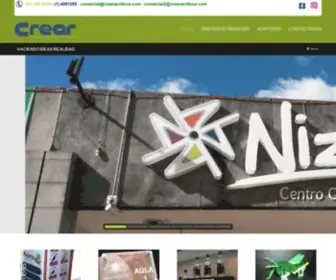 Crearacrilicos.com(Empresa de Acrílicos Bogotá) Screenshot