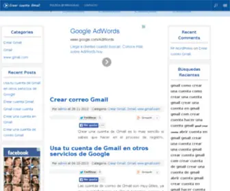 Crearcuentagmail.net(Crear cuenta Gmail) Screenshot