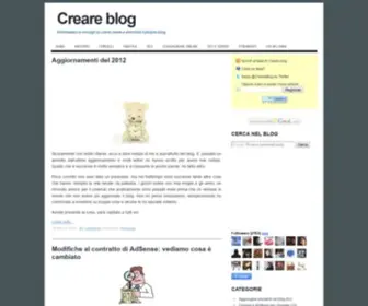 Creareblog.org(Creare blog) Screenshot
