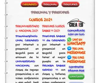 Creared.edu.co(En línea) Screenshot