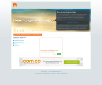 Crearmipaginaweb.com.co(Crearmipaginaweb) Screenshot