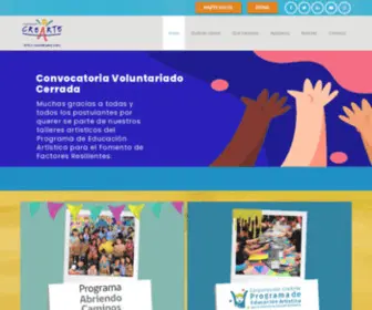 Crearte.cl(Corporación) Screenshot