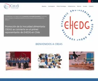 Creas.cl(Centro Regional de Estudios en Alimentos Saludables) Screenshot