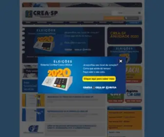 Creasp.org.br(Site do CREA) Screenshot