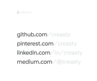 Creasty.com(Yuki Iwanaga) Screenshot