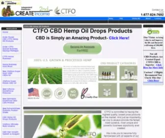 Create-2ND-Income.com(CTFO CBD Hemp Oil Drops Anti) Screenshot