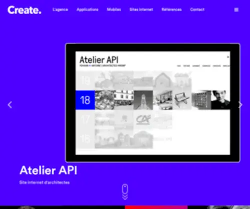 Create-Lab.fr(DÃ©veloppement applications mÃ©tiers) Screenshot