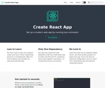 Create-React-APP.dev(Create React App) Screenshot