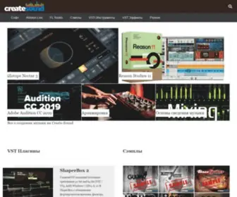 Create-Sound.ru(Все о создании музыки на Create) Screenshot