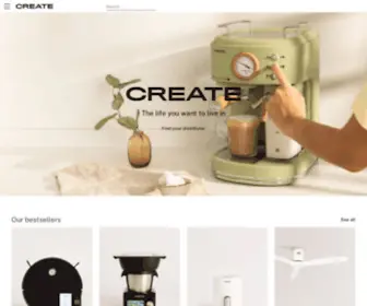Create-Store.com(Huishoudelijke apparaten) Screenshot