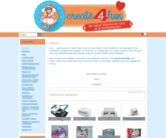 Create4Fun.nl(Create4fun DE webshop voor iedere creatieve hobby) Screenshot