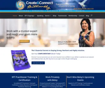 Createandconnectbrilliantly.com(The Indigo Connection LLC) Screenshot