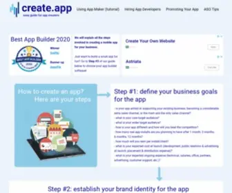 Create.app(How to create an app) Screenshot