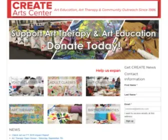 Createartscenter.org(Art Therapy) Screenshot