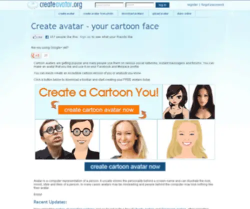 Createavatar.org(Create Avatar) Screenshot