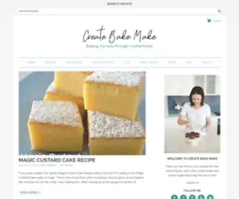 Createbakemake.com(Create Bake Make Easy Family Recipes) Screenshot
