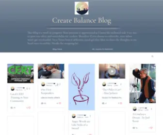 Createbalanceblog.com(Insightful Change) Screenshot