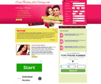Createbiodataformarriage.com(Create & Download Marriage) Screenshot