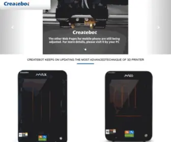 Createbot.net(Ningbo Createbot Technology Co) Screenshot