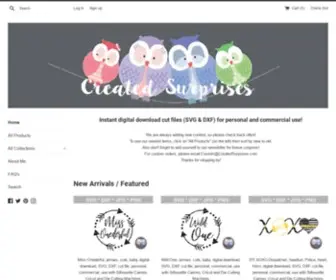 Createdsurprises.com(Created Surprises) Screenshot