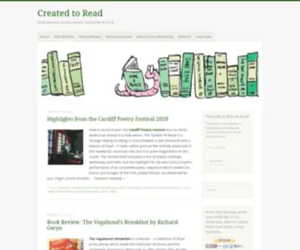 Createdtoread.com(Book Reviews) Screenshot