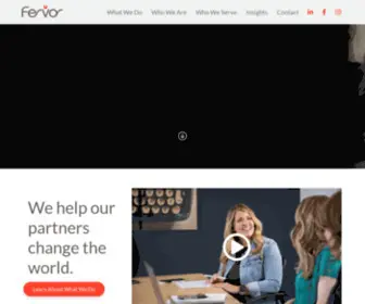 Createfervor.com(Fervor Marketing) Screenshot