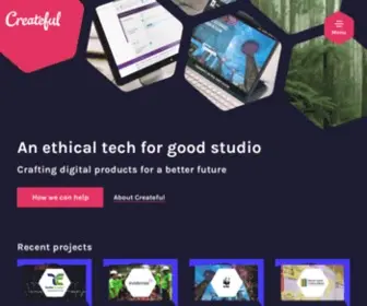 Createful.com(Digital products with purpose) Screenshot