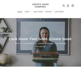 Creategoodco.com(Create Good Company) Screenshot