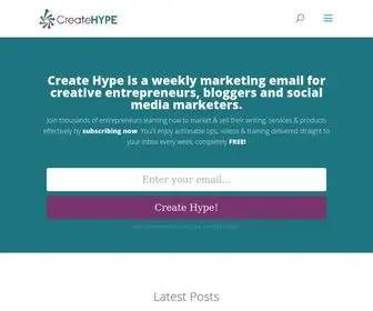 Createhype.com(Create Hype) Screenshot