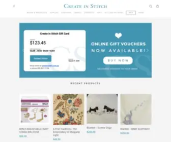 Createinstitch.com.au(Create in Stitch) Screenshot
