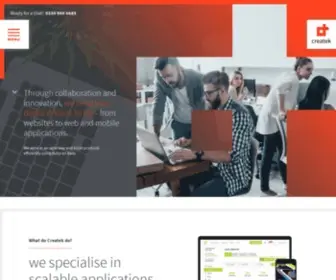 Createk.io(Scaleable Web Applications & Development Specialists) Screenshot