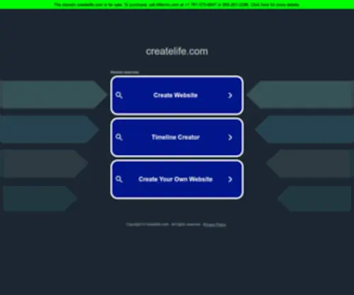 Createlife.com(Createlife) Screenshot