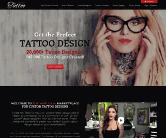 Createmytattoo.com(Custom Tattoo Designers) Screenshot