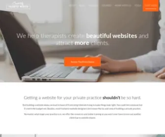 Createmytherapistwebsite.com(Private Practice Website Design) Screenshot