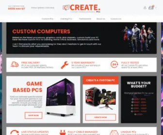 Createpcs.co.uk(CREATE PCs) Screenshot