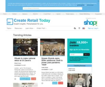 Createretailtoday.com(Create Retail Today) Screenshot