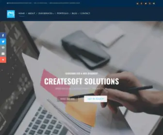 Createsoftsolutions.com(Domain misconfigured) Screenshot